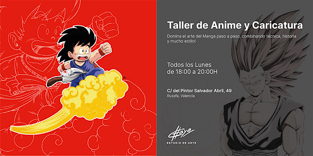 Taller de Anime y Caricatura en Chaya Estudio de Arte