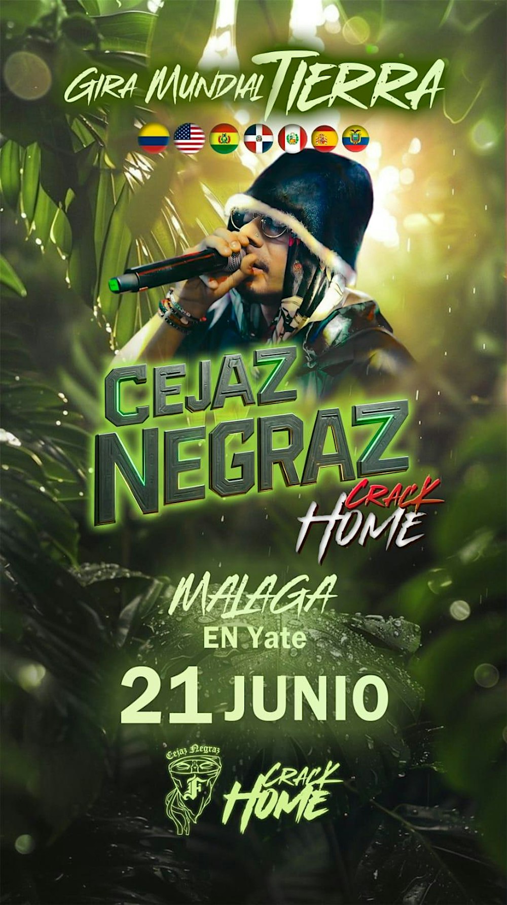 Cejaz Negraz Y Big Stan Gira Mundial Tierra (Malaga)
