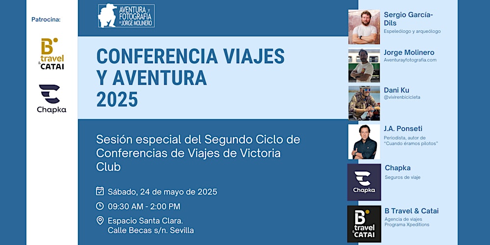 Jornada de conferencias viajes y aventura