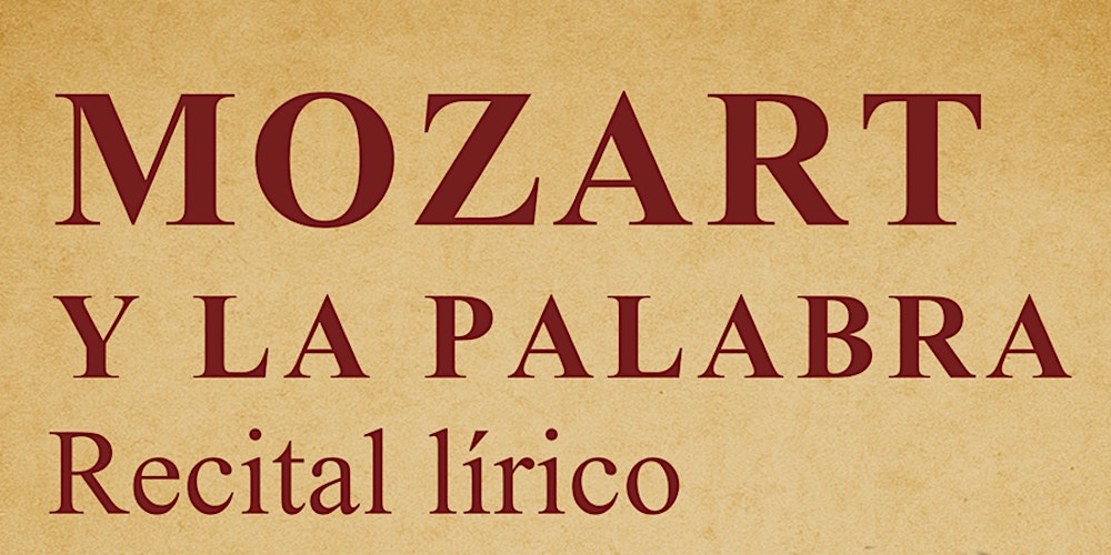 MOZART Y LA PALABRA