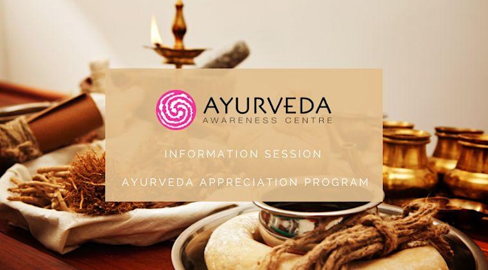 Information Session: Ayurveda Appreciation Program (AAP) May 2025