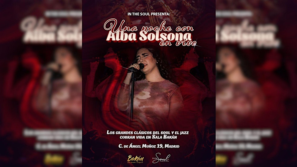 SOUL Y JAZZ CON ALBA SOLSONA