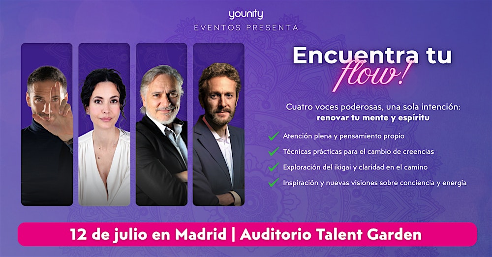 Encuentra tu Flow! Madrid 12 de julio de 2025