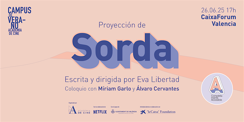 Proyección Accesible y encuentro con actores de la película SORDA