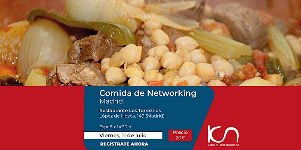 CN Eat & Meet Comida de Networking Madrid Sur – 11 de julio