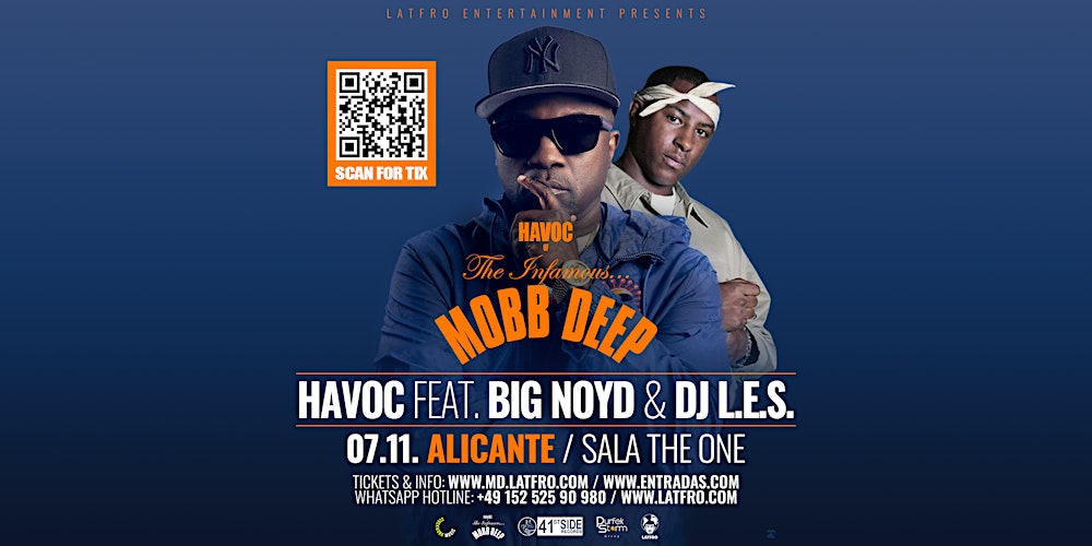 Mobb Deep (Havoc, Big Noyd, DJ.L.E.S.) Live in Alicante