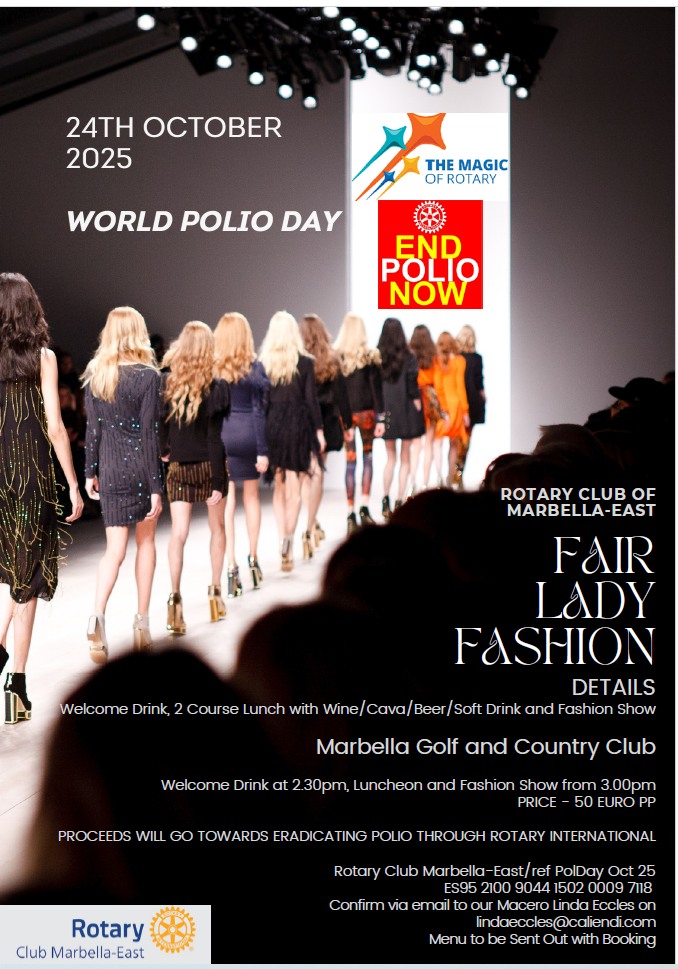 Rotary Club Marbella East – Fair Lady Fashion Show