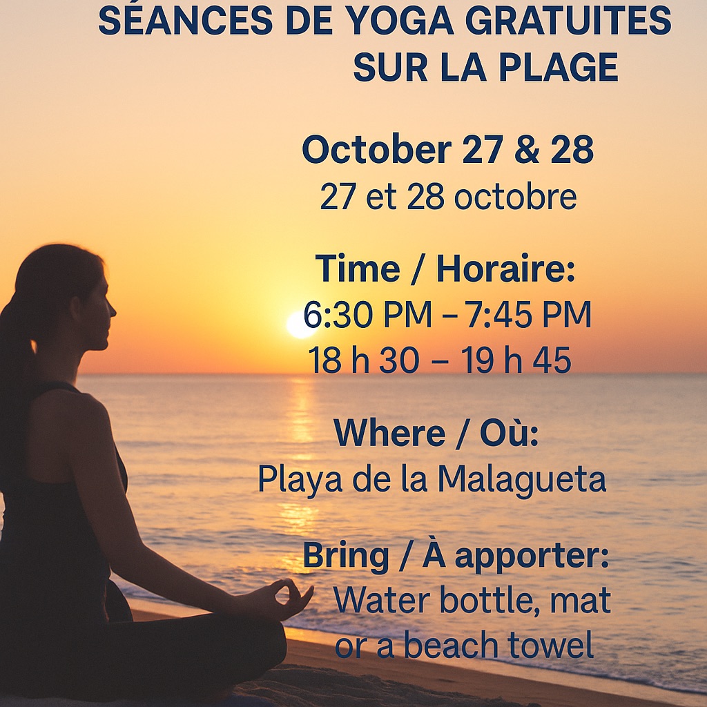 Beach Yoga at Malagueta
