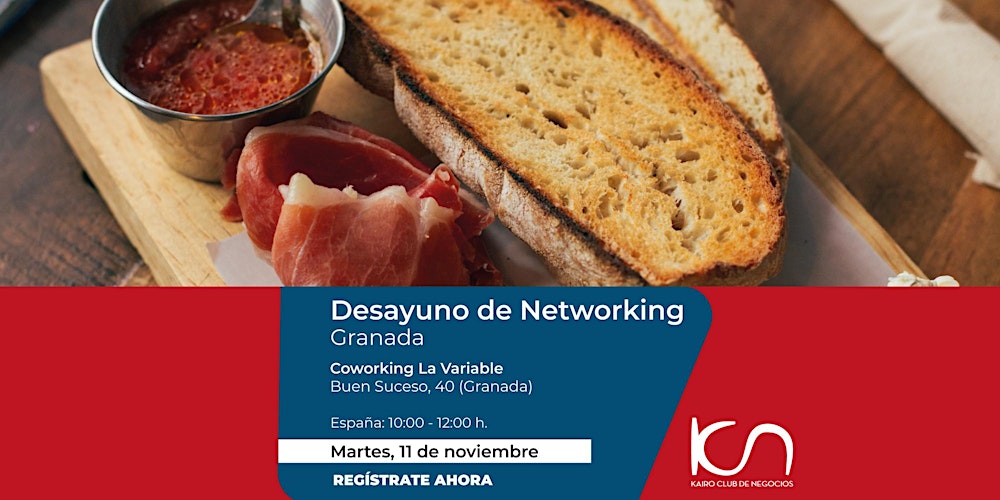KCN Desayuno de Networking Granada – 11 de noviembre