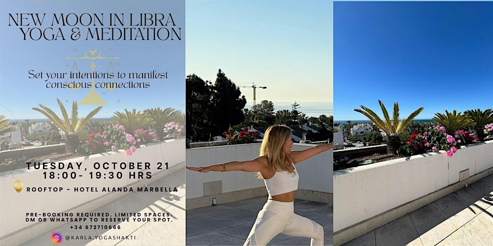 New Moon in Libra – Yoga & Meditation at Alanda Hotel Rooftop – Marbella