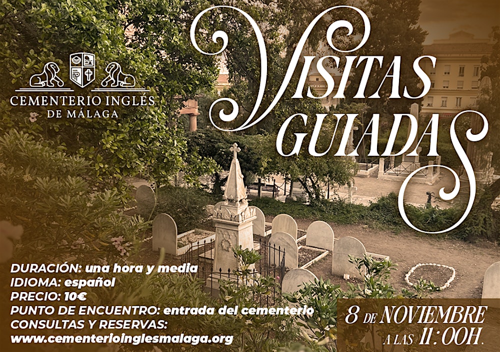 Visita guiada Cementerio Inglés de Málaga – noviembre
