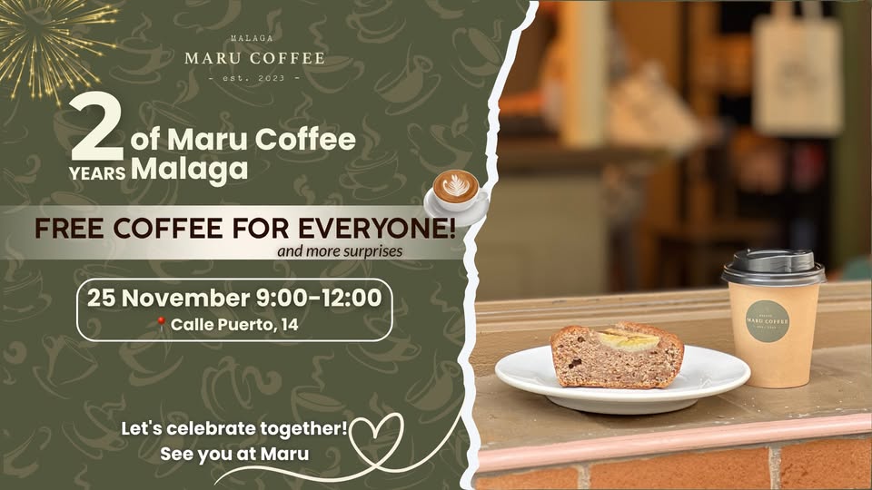 2nd Anniversary of Maru Coffee Málaga ☕️