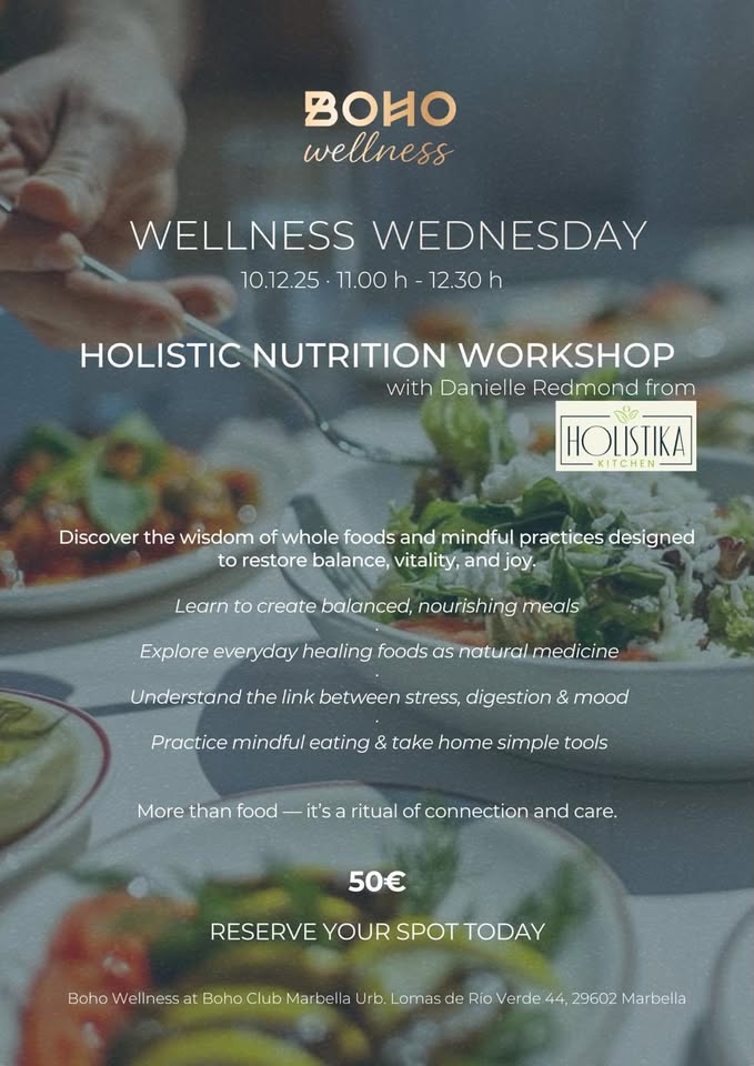 Holistic Nutrition Workshop – 10 December