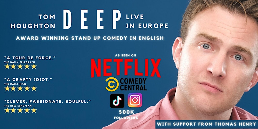 ENGLISH COMEDY SPECIAL MALAGA – Tom Houghton ‘Deep’ LATE SHOW