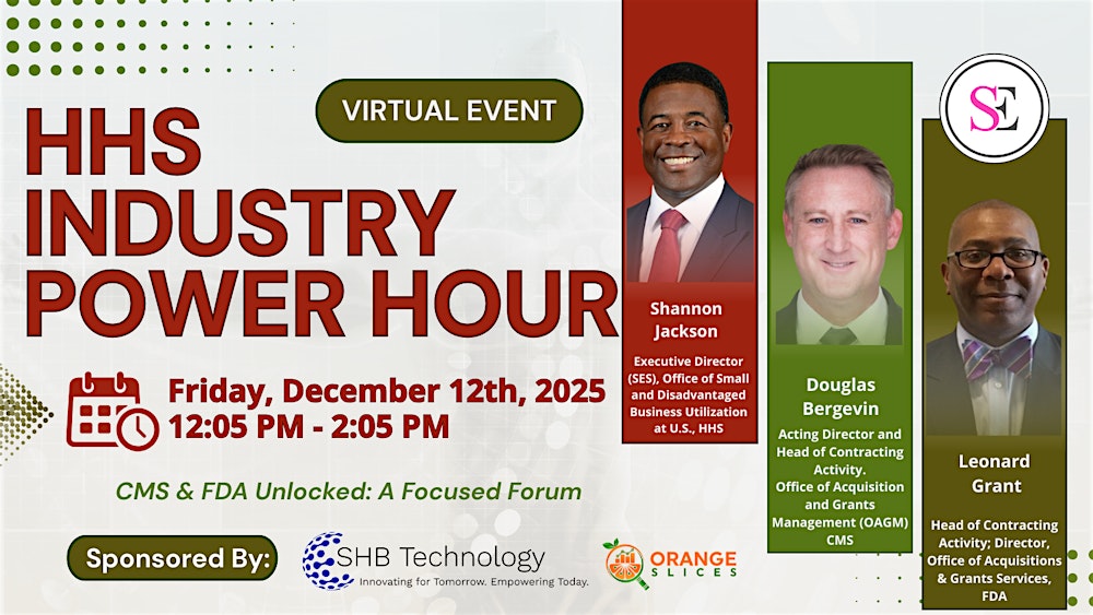 HHS Industry Power Hour Sponsored by SHB Technology