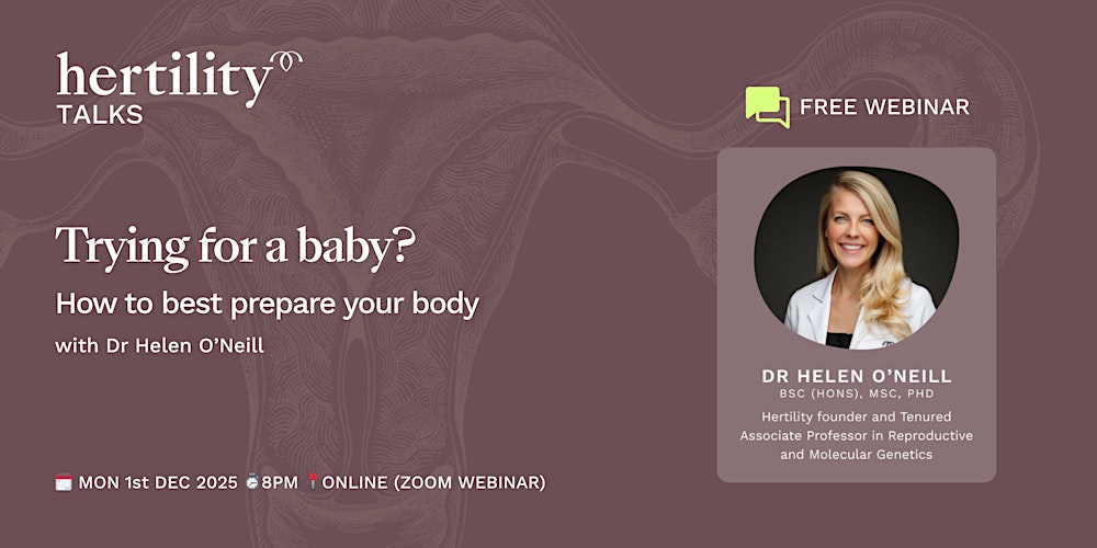 Trying for a baby? How to best prepare your body.