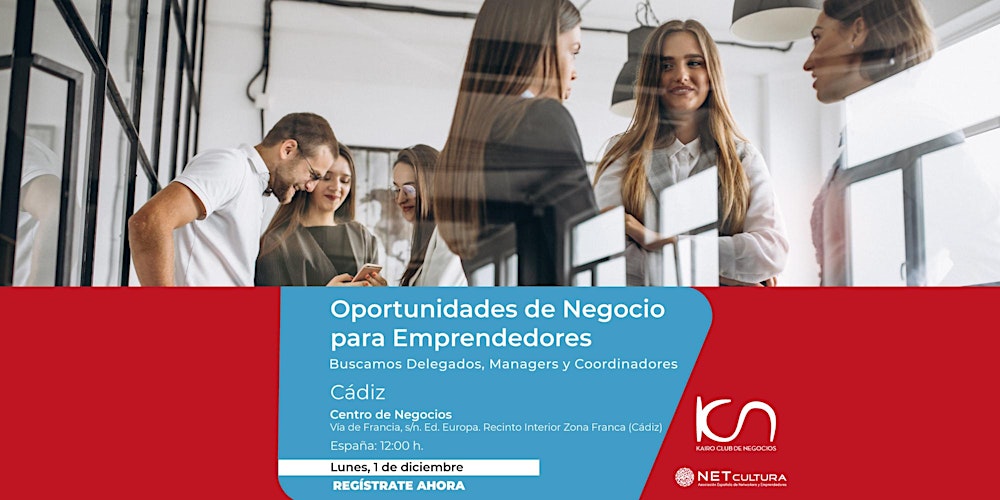 Oportunidades de Negocios para Emprendedores en Cádiz – 1 de diciembre