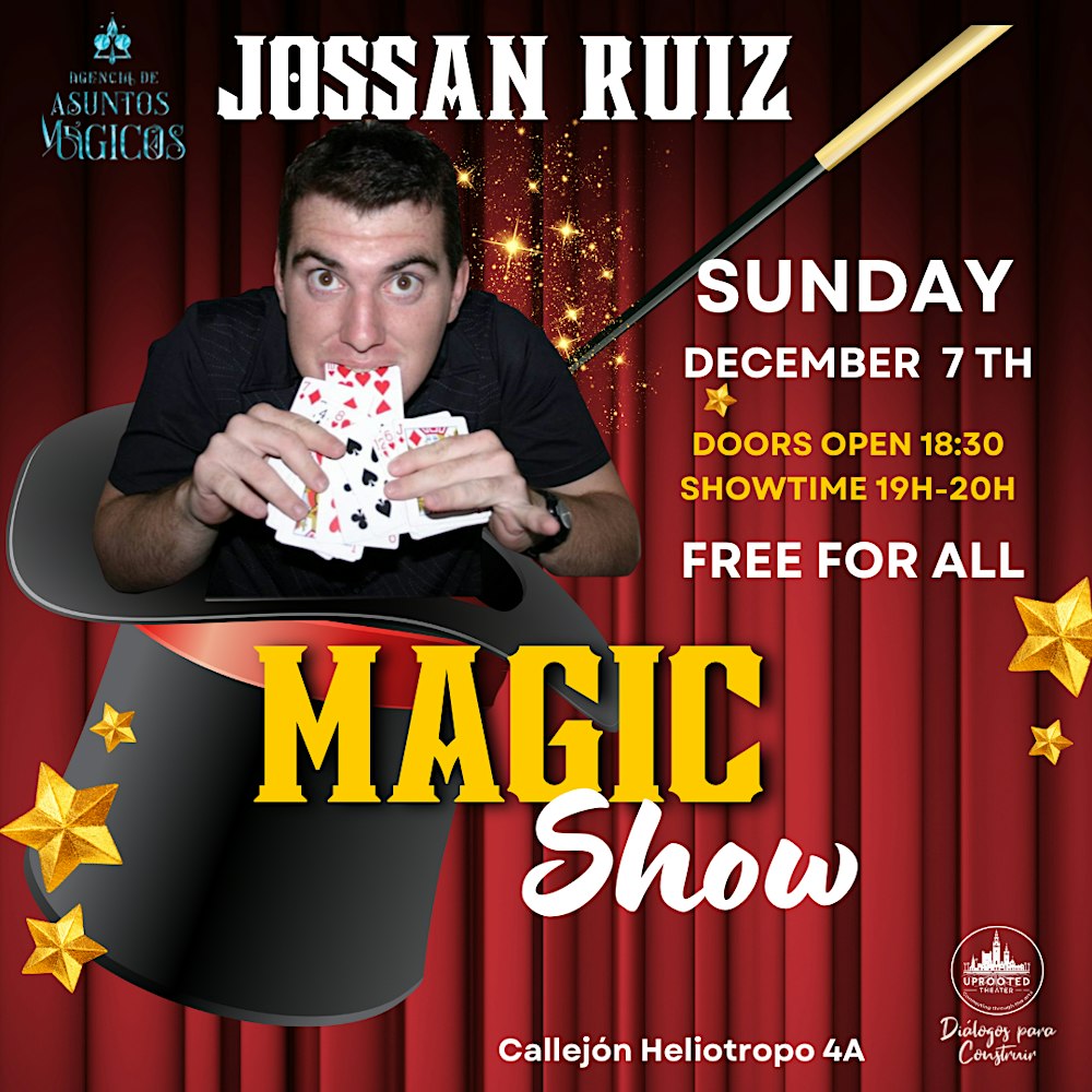 Magic Show with Jossan Ruiz – In English