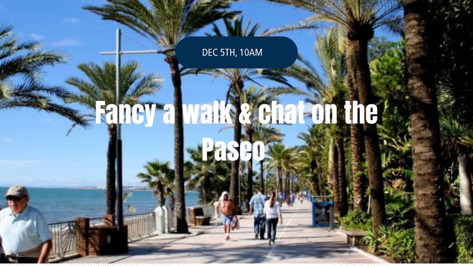 Walk and Chat on Marbella Paseo