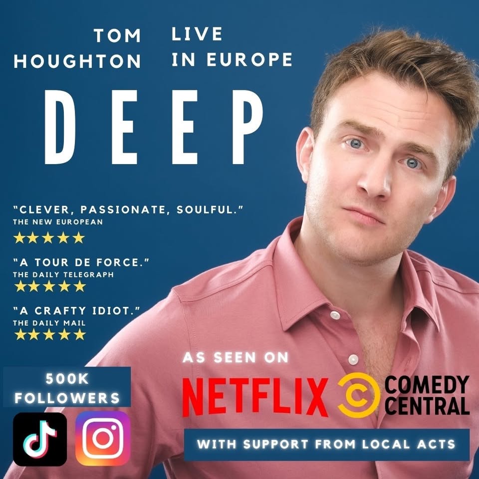 ENGLISH COMEDY SPECIAL MALAGA – Tom Houghton ‘Deep’