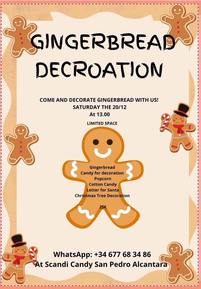 Gingerbread decoration