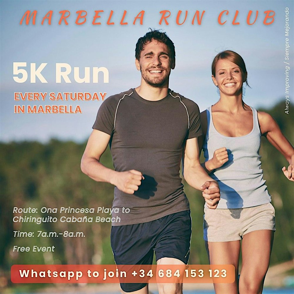 The power of running together in Marbella / El poder de correr juntos en Ma