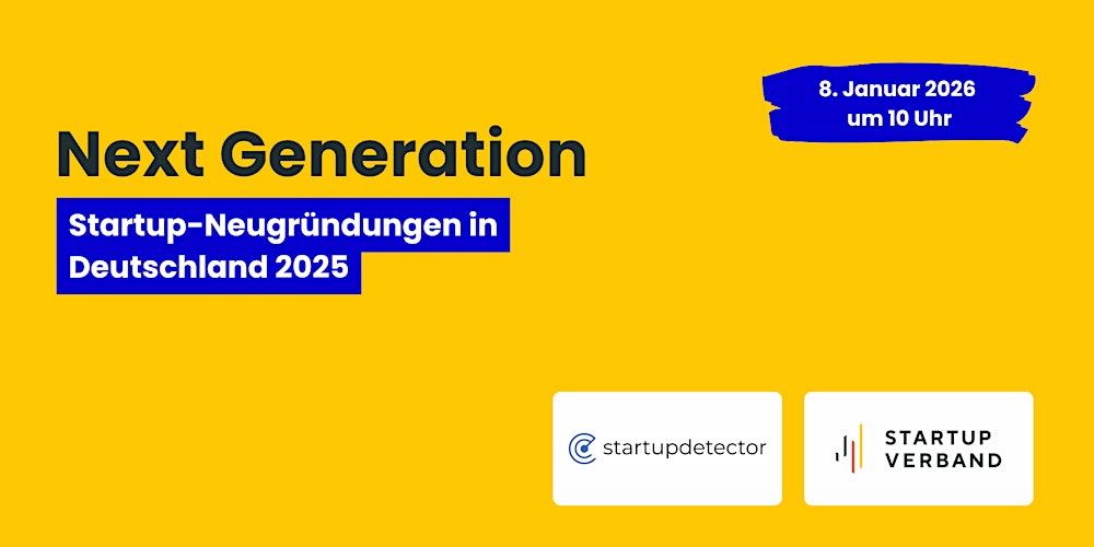Veröffentlichung: Next Generation Startup-Neugründungen 2026