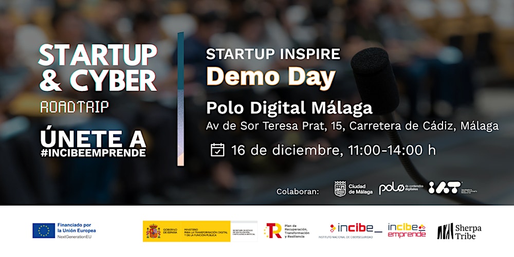 Demo Day Startup Inspire en Polo Digital Málaga