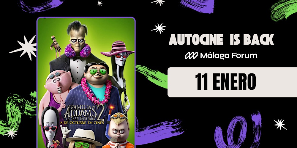 Autocine en Málaga: Película- FAMILIA ADAMS 2
