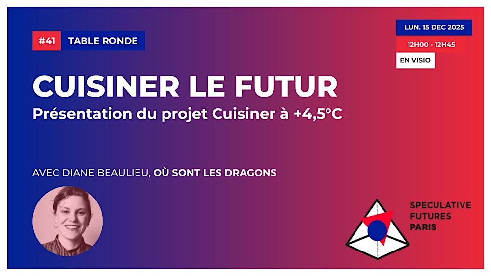 [CARTE BLANCHE, CUISINER LE FUTUR]