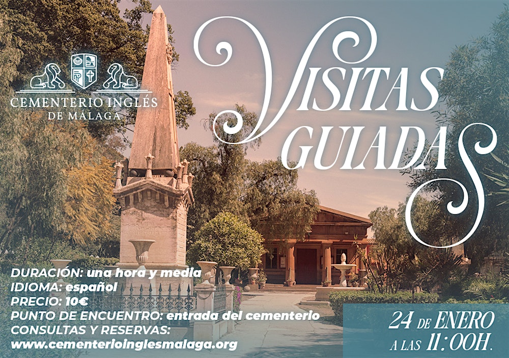 Visita guiada Cementerio Inglés de Málaga – enero