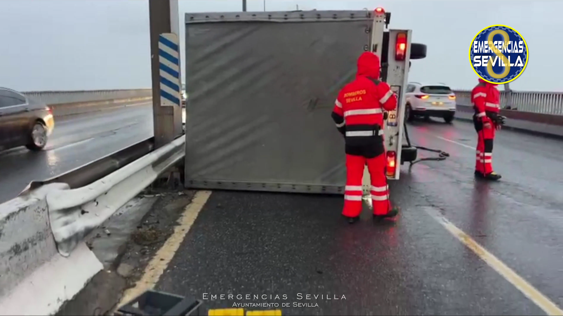 WATCH: Storm Leonardo sparks chaos in Sevilla: Landslides and fallen ...